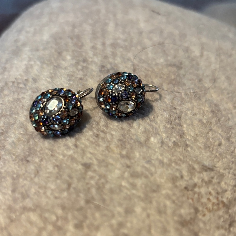 Brighton multi colored stones earrings